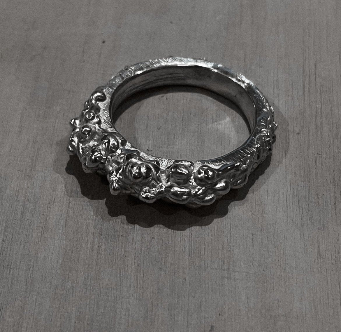 SILVER RING / FROM WAX