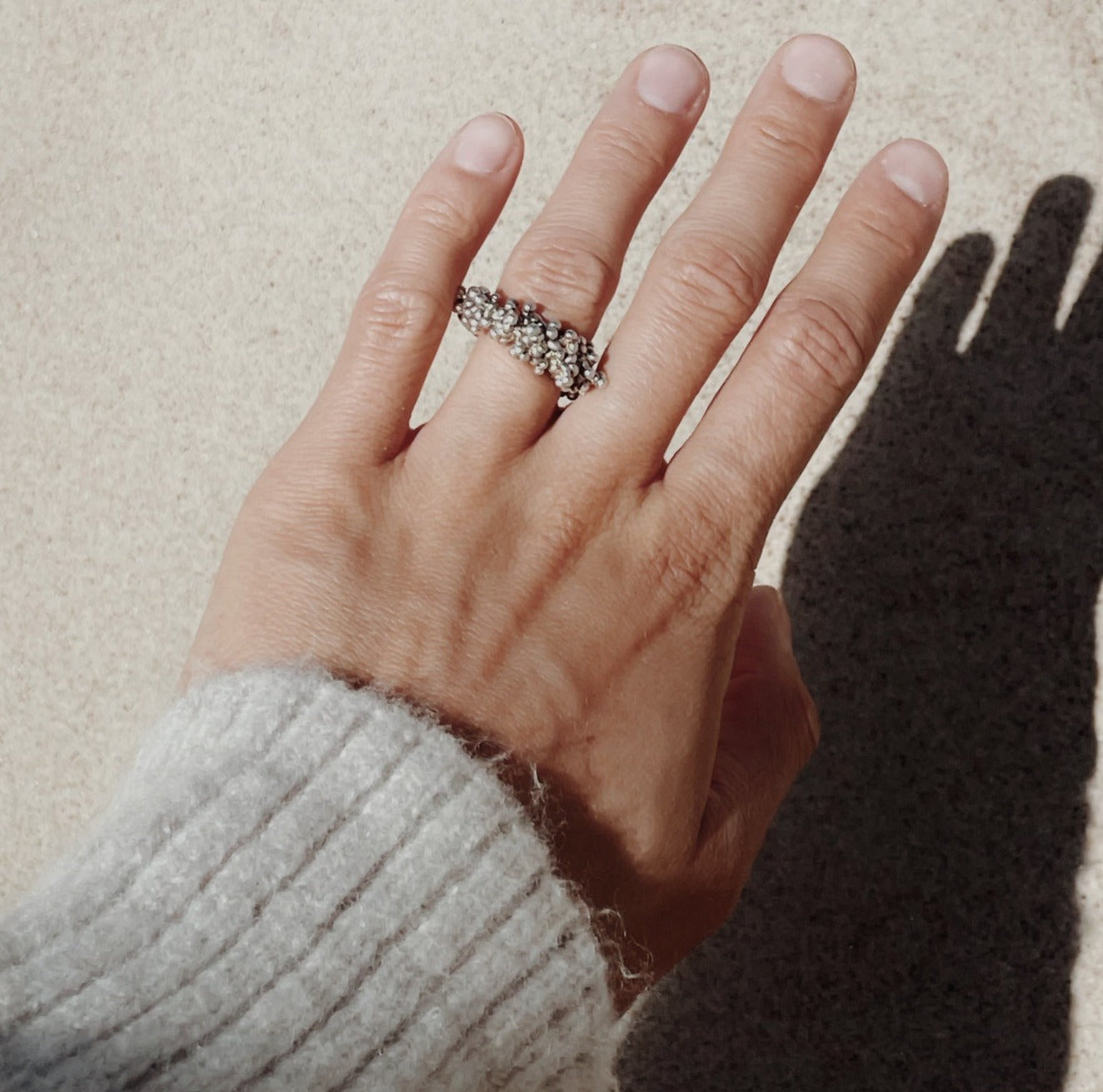 SILVER RING / FROM WAX