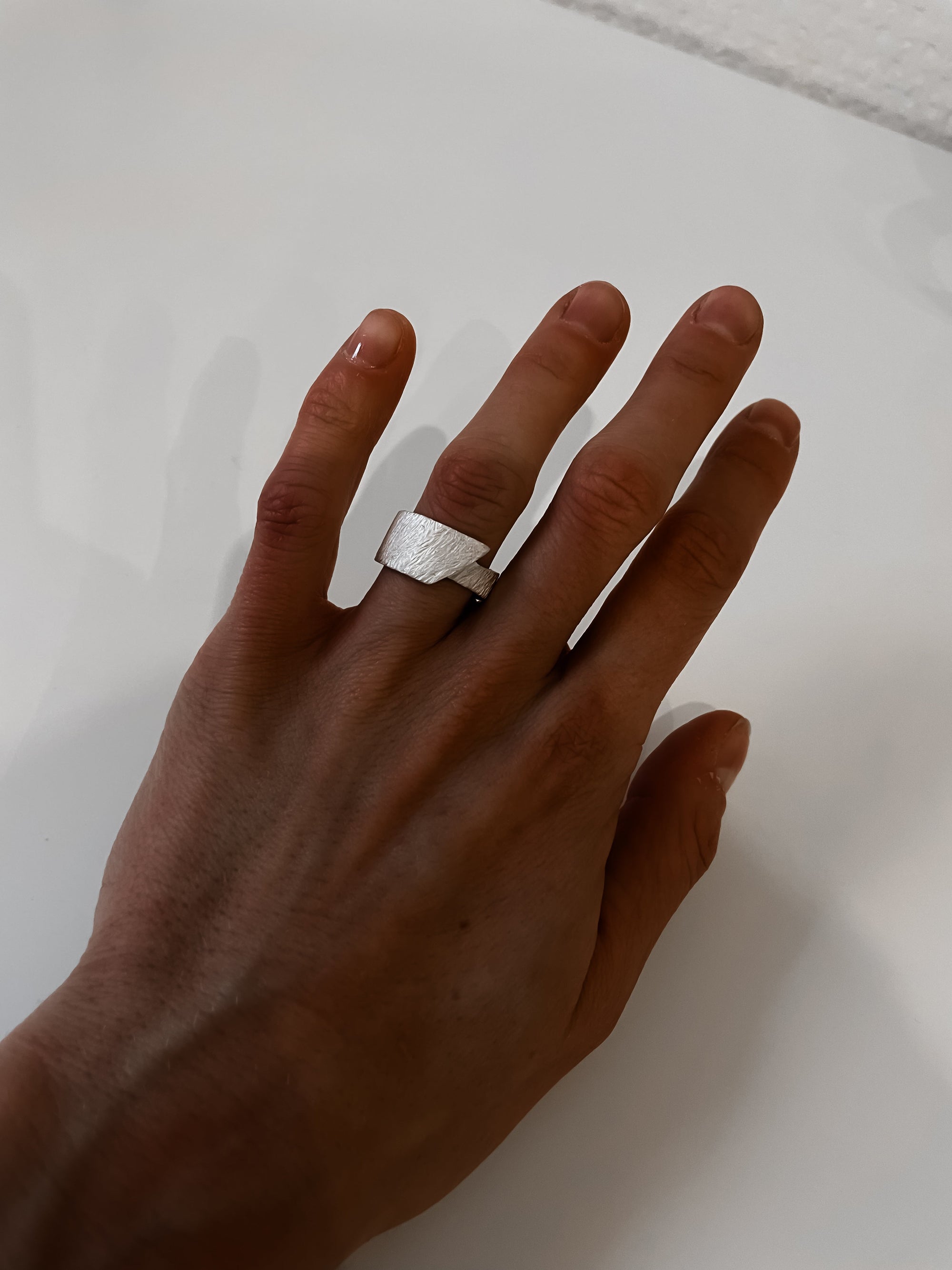 SILVER RING / FROM WAX