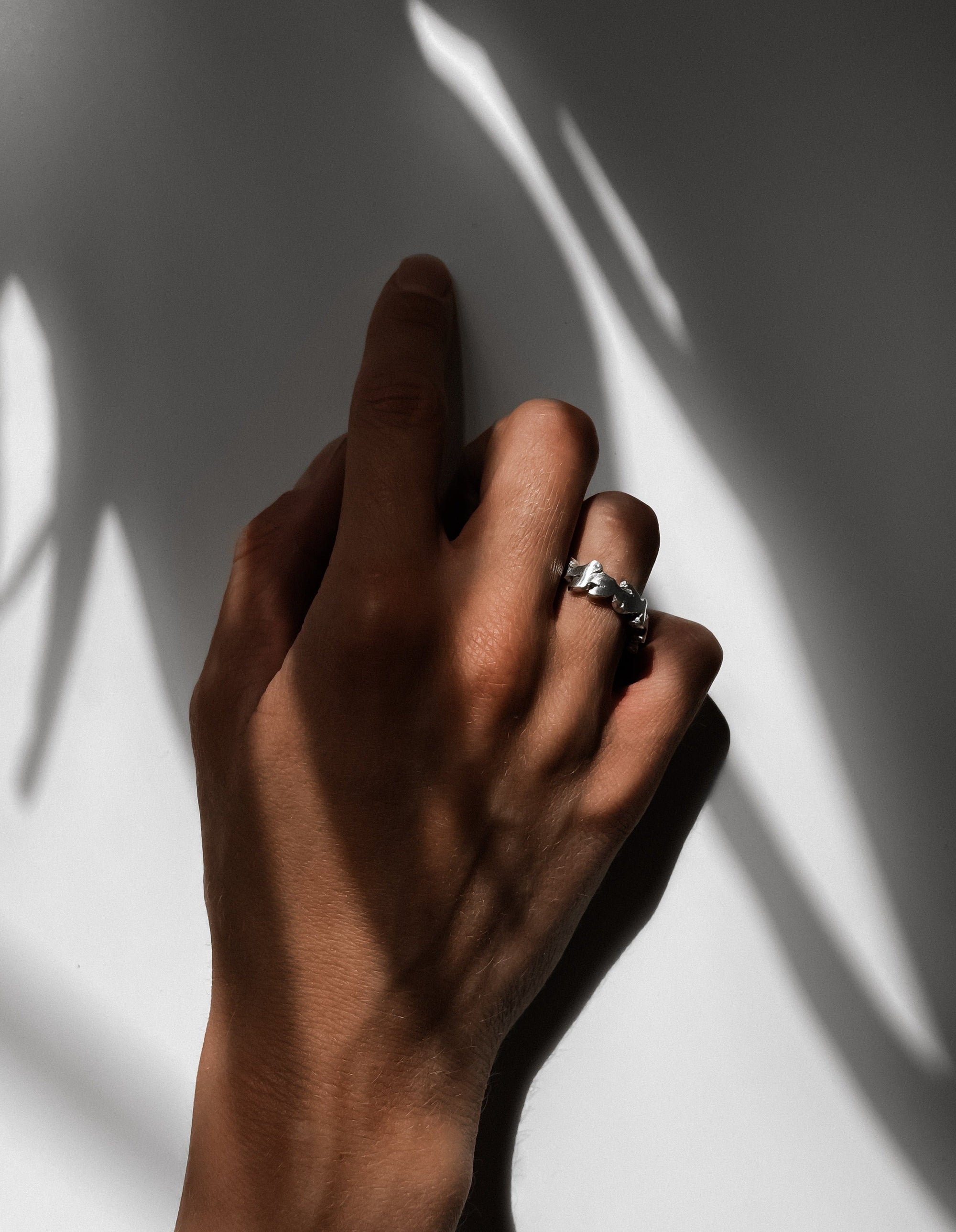 SILVER RING / FROM WAX