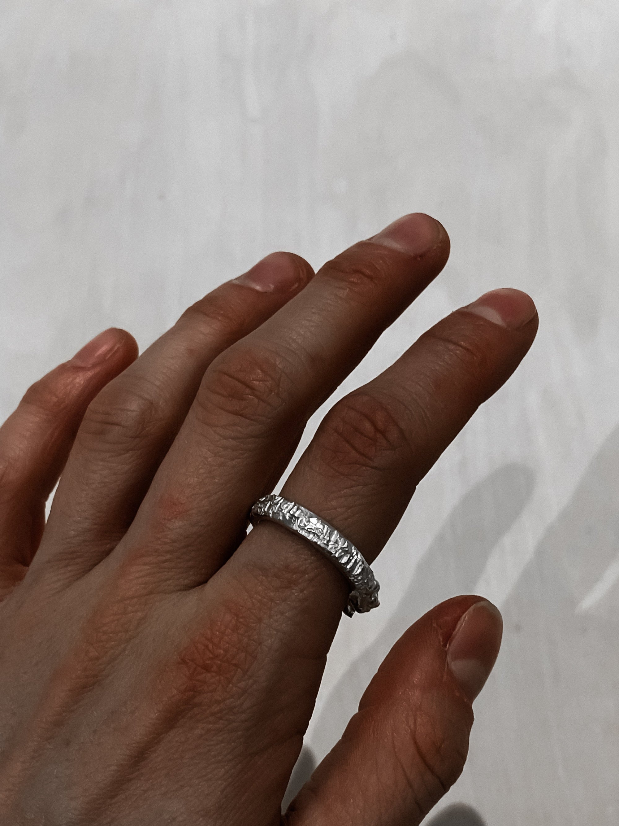 SILVER RING / FROM WAX