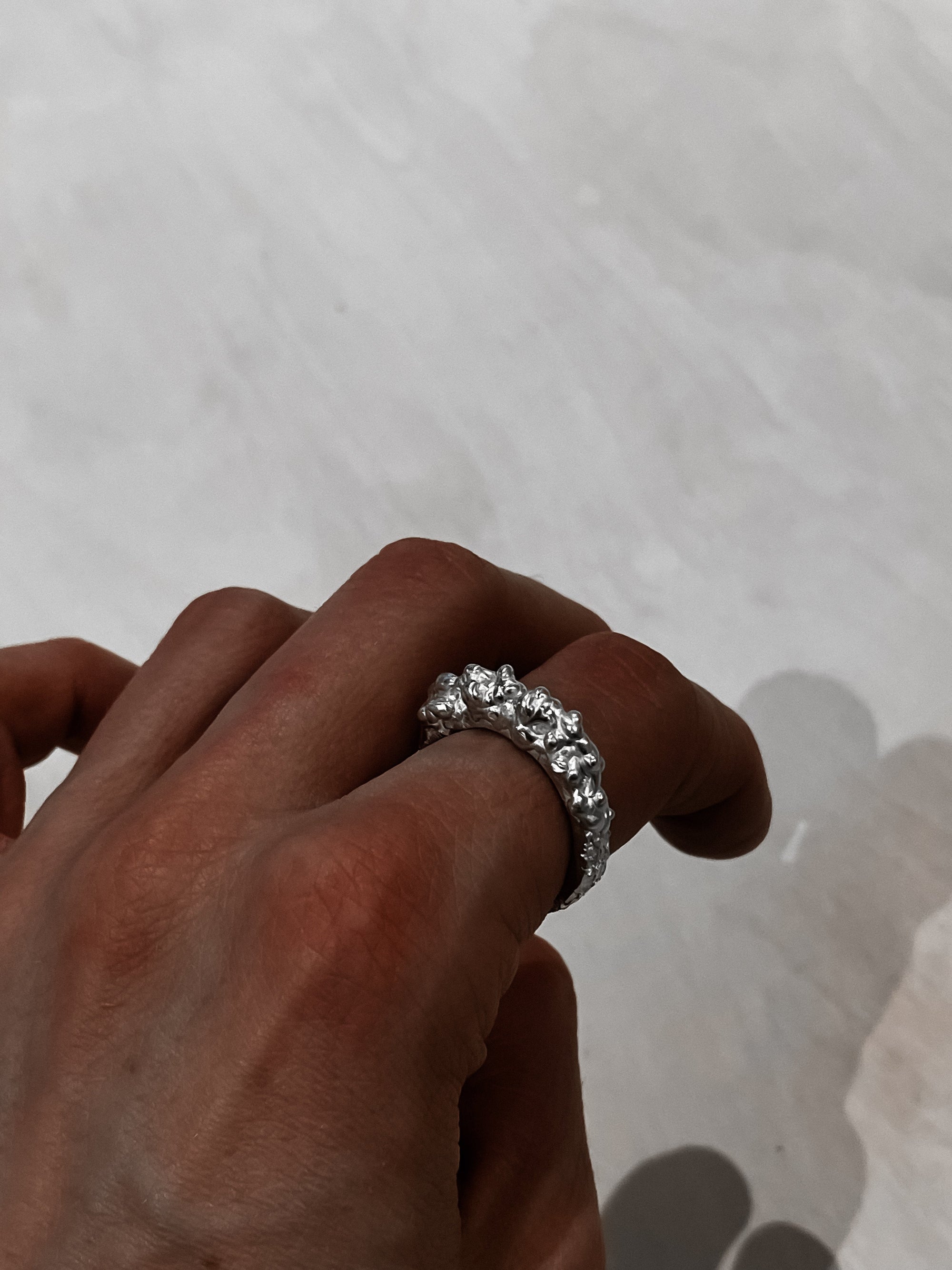SILVER RING / FROM WAX