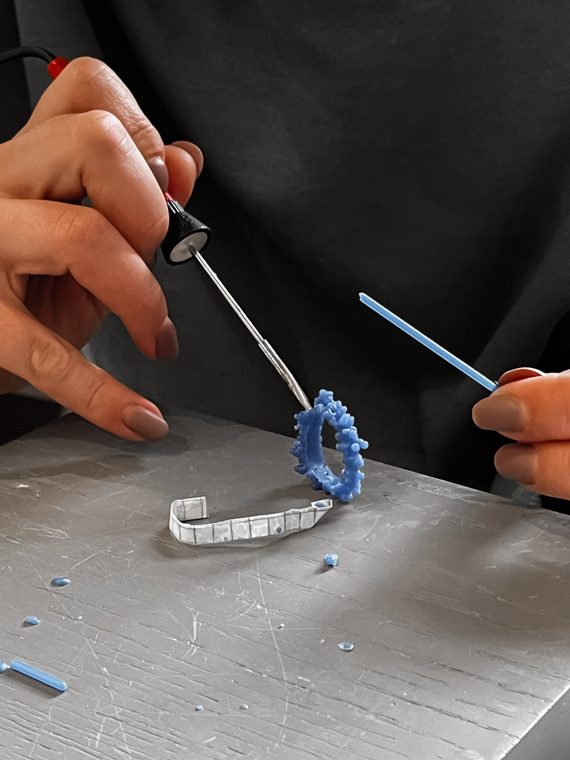 SILVER RING / FROM WAX